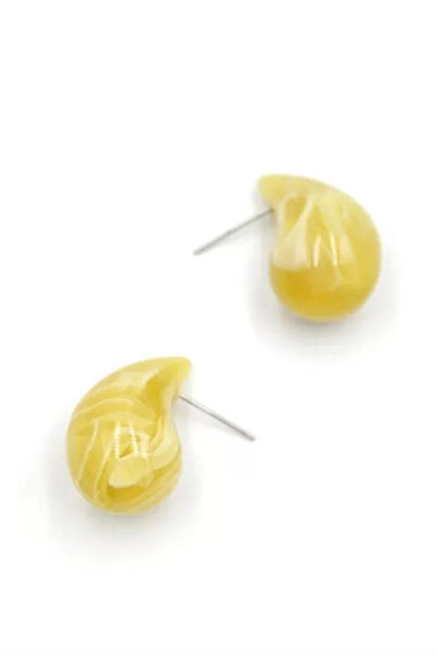Marsilyan Nvdn- Ieg - Drop Earrings - Yellow Iegrs-Nvdn1
