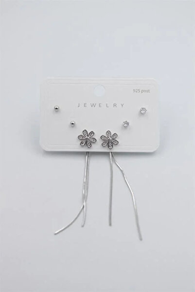 Marsilyan Nvdn- Ieg - Multiple Set Earrings - Silver Iegrs-Nvdn1
