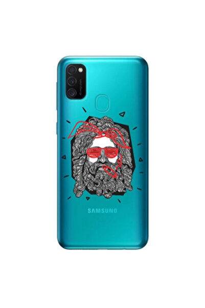 Other Samsung M21 Cool glasses Transparent Silicone TPU Θήκη