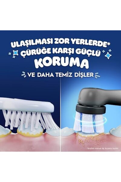 Yıldızan رأس فرشاة أسنان تيرا أورجانيك أورال-بي آي أو للأطفال 6+ سنوات، 4 قطع...