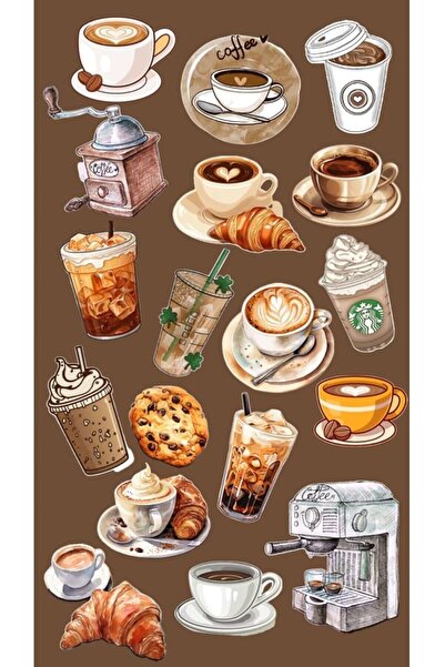 Yıldızan Terra Organic Coffee Brown Laptop Tablet Phone Agenda Bullet Journal...