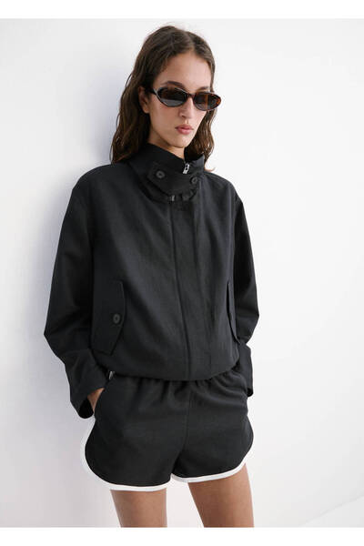 MANGO Woman Huni yaka bomber ceket