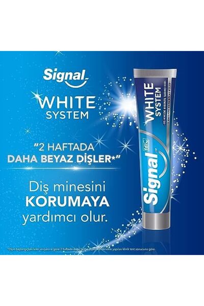 Yıldızan Terra Organik Signal Toothpaste Original Whiter Teeth in 2 Weeks 75 ...