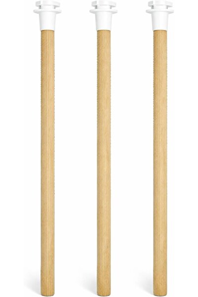 Yıldızan Terra Organik 3-Piece Serrated Wooden Bird Perch 25 cm Terra Organik...