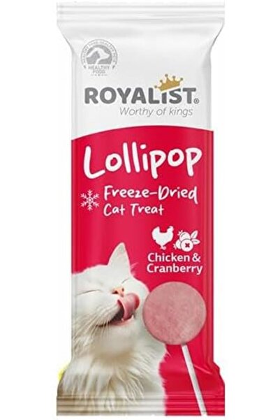 Veraura Lifestyle Royalist Lollipop Tavuklu ve Kızılcıklı Kedi Ödülü 1,4gr Veraura Lifestyle 1272129