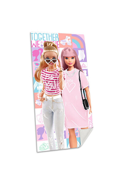 Barbie We are Together Cotton Towel 140x70cm Pink
