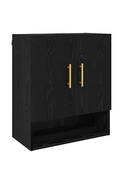 vidaxl Dulap de perete Stejar negru 60 x 31 x 70 cm Lemn compozit