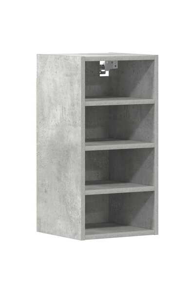 vidaxl Dulap suspendat “Riga”, gri beton, 30x29,5x60 cm, PAL