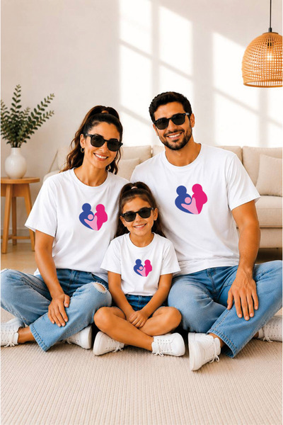 genosha Combinație de familie 100% bumbac Vândut la unitate Tricou supradimen...