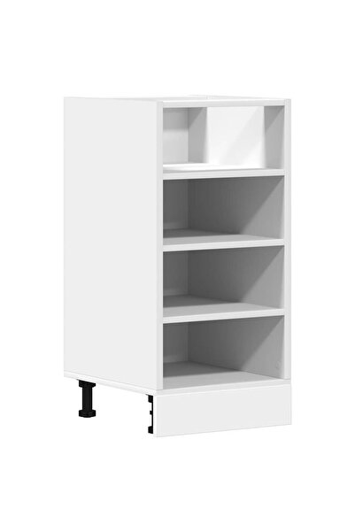 vidaxl Dulap inferior "Riga" alb 40x44,5x81,5 cm lemn prelucrat