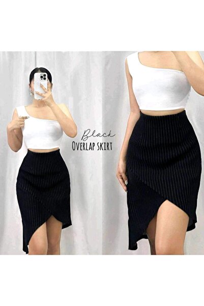 N-A Overlapping skirt