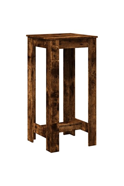 vidaxl Masă de bar, stejar fumuriu, 51x50x103,5 cm, lemn prelucrat