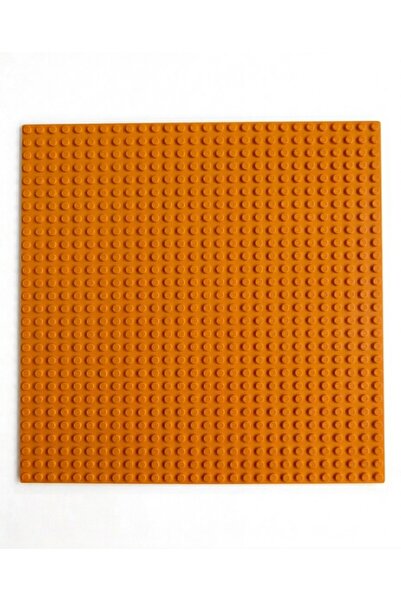 OyuncaklarÜlkesi Lego Compatible Block Bricks Classic Orange 28X28 Floor Base...