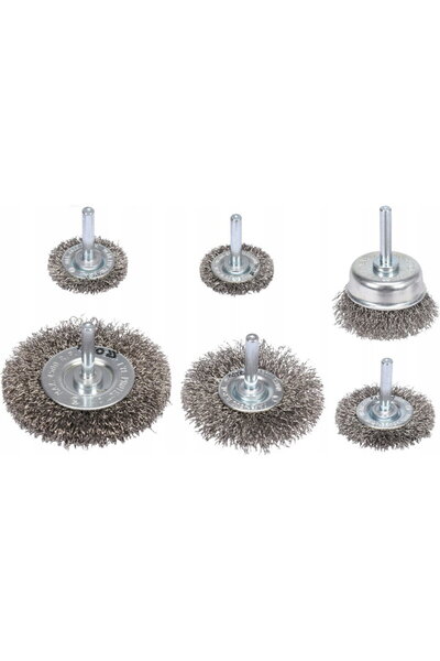 yato Set perii de sarma inox- 6 buc, YT-47593