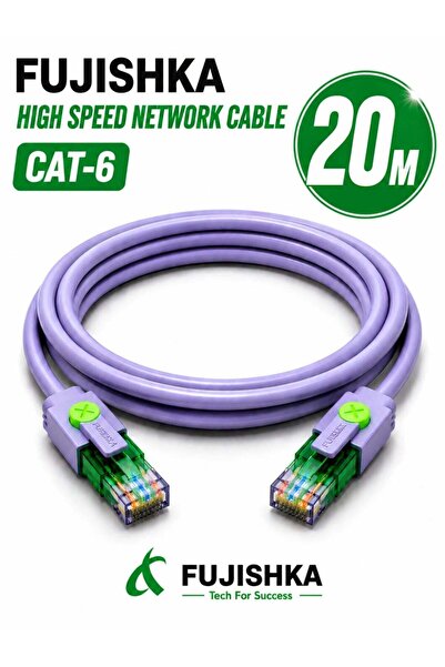 FUJISHKA High Speed CAT6 Ethernet Cable 20M - RJ45 LAN Cable for Router, Mode...