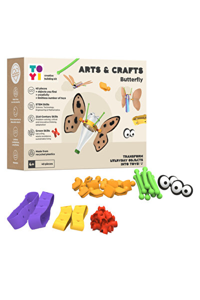 Toyi Arts Crafts Kelebek - STEM Seti ve Yaratıcı Yapı Oyuncakları