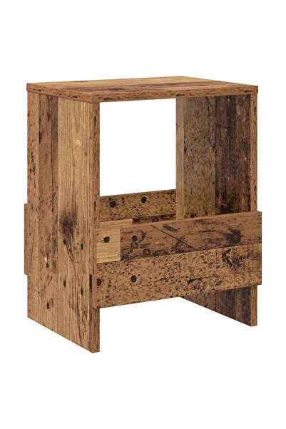 vidaxl Magazine rack Old wood 35 x 30 x 45 cm