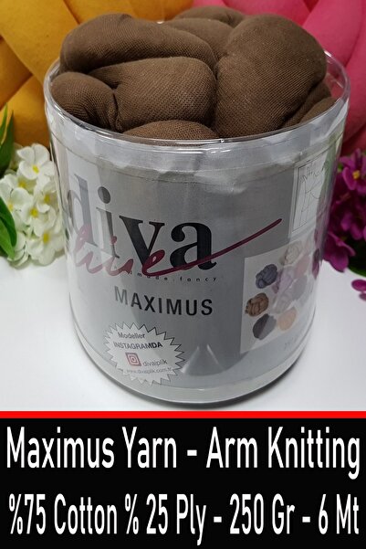 Diva İplik Arm Knit Giant Yarn -250 Grams-6 Mt - Color - 14400