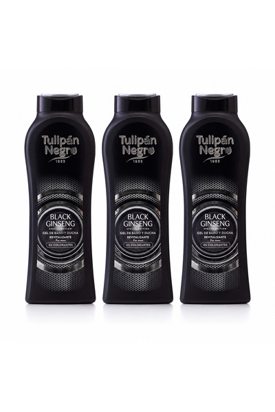Tulipán Negro Pachet 3 x Gel de Dus Tulipan Negro Black Ginseng 650 ml