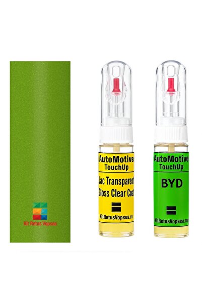 YLKRS AUTOMOTIVE Kit retus vopsea touch-up BYD DOLPHIN BYDSSL (Sasa green), B...