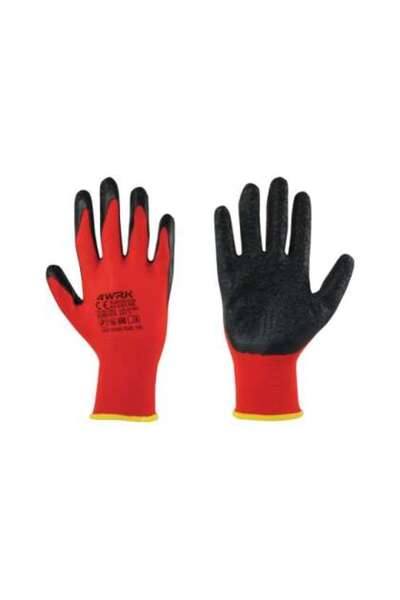 Polska Grupa Tekstylna Sirocco Red Polyester Protective Gloves Coated with Po...