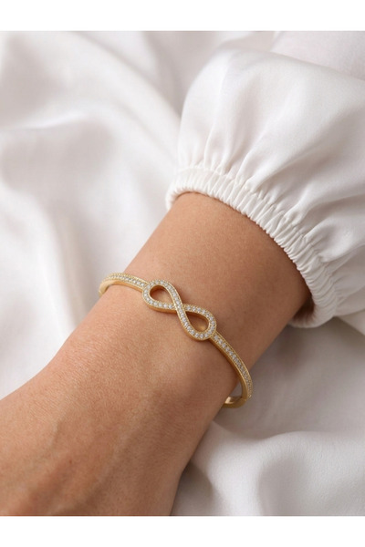 XUPING JEWELRY Kadın Gold Sonsuzluk İşareti Kelepçe