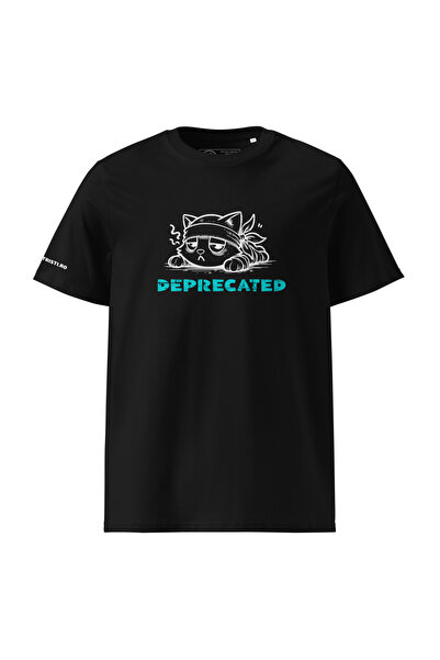 corporatristi Tricou amuzant pentru programatori, unisex, "Deprecated", Corpo...