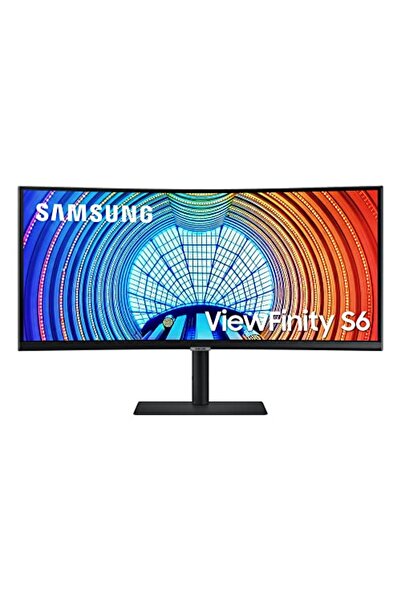 Samsung Ultra WQHD Monitör S6U S34A650UXU, 34 inç, VA panel, UWQHD çözünürlük...