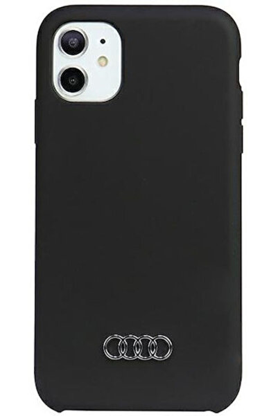 Audi Πίσω Κάλυμμα Σιλικόνης / Πλαστικό Μαύρο (iPhone 11) Κωδικός: AU-LSRIP11-...