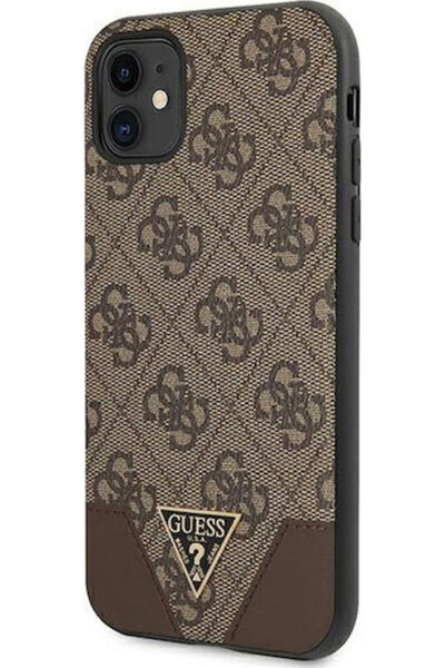 Guess Πίσω Κάλυμμα Πλαστικό Καφέ (iPhone 11) Κωδικός: GUHCN61PU4GHBR