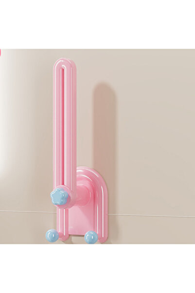 Choice1 Pink C4711B Home Hair Accessory Storage Rack, Non Perforated Wall Mou...