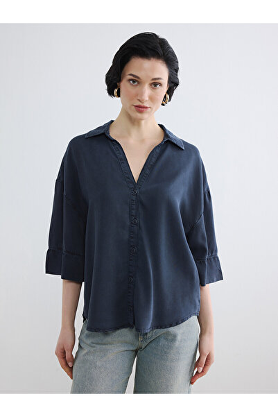 LC Waikiki Quality Pieces from Çelebi Store Abundant Planting Women's Jean Shirt