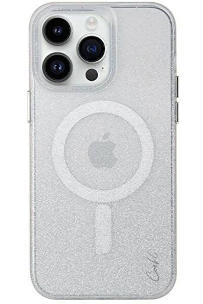uniq Coehl Lumino Πίσω Θήκη Σιλικόνης Λαμπερό Ασημί (iPhone 14 Pro Max) Κωδικ...