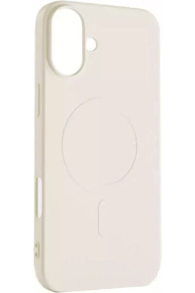 Hurtel Θήκη Υγρής Σιλικόνης Magsafe για iPhone 16 Μπεζ