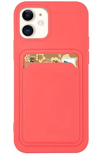 Other Hqwear Θήκη Σιλικόνης με Θήκη Καρτών για iPhone 12 Pro Max Πορτοκαλί