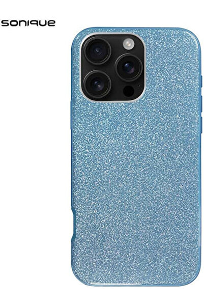 Other Σονίκ Λαμπερή Θήκη Σιλικόνης για Apple iPhone 16 Pro Ανοιχτό Μπλε
