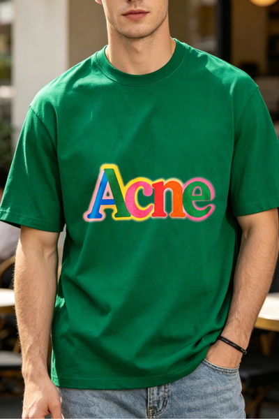 Fleck Casual Style T Shirts For Men Acne Mens Printed T Shirts