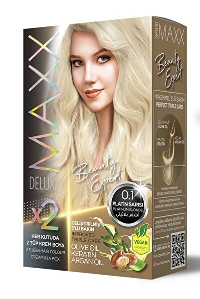 MAXX DELUXE Hair Color 0.1 PLATINUM BLONDE