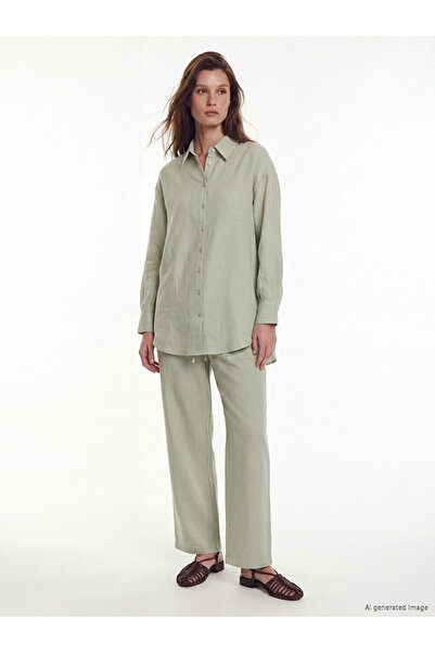 LC Waikiki Esvab • Modern & Distinctive Women's Muslin Pants with Waist Draws...