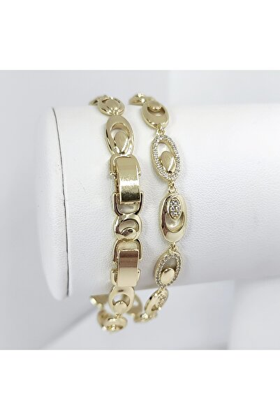 Milena BRATARA DAMA PLACATA CU AUR 14K -LUNGIME 19CM