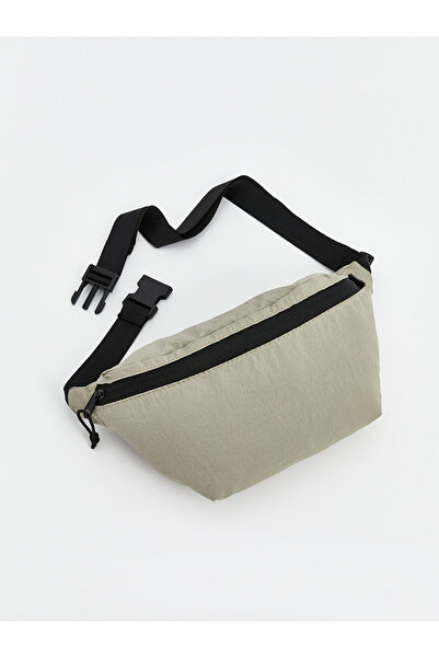 LC Waikiki Beige Zippered Men's Waist Bag