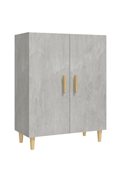 vidaxl Servantă, gri beton, 70x34x90 cm, lemn prelucrat