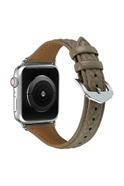 OEM Λουράκι Δερμάτινο Καφέ (Apple Watch 42/44/45/49mm, OEM)