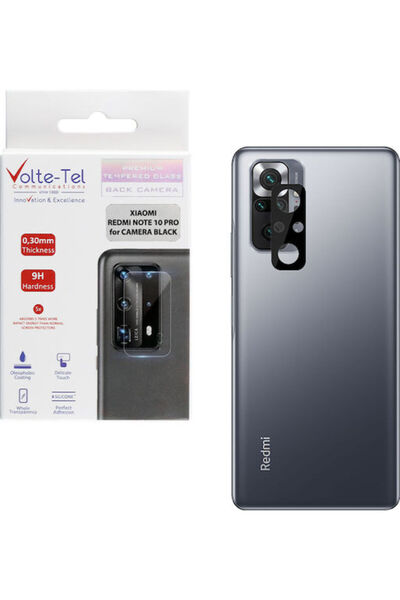 Other Volte-Tel 3D Καμπυλωτό Προστατευτικό Κάμερας από Σκληρυμένο Γυαλί Μαύρο...