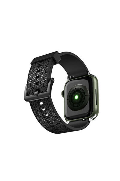 Hurtel Λουράκι Σιλικόνης Μαύρο (Apple Watch 38/40/41/42mm)