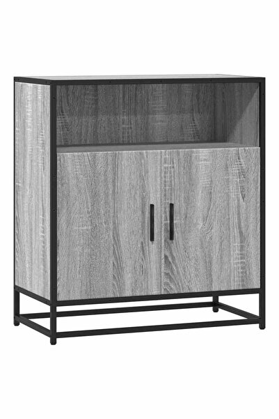 vidaxl Bufetă gri Sonoma 68x35x76 cm din lemn prelucrat