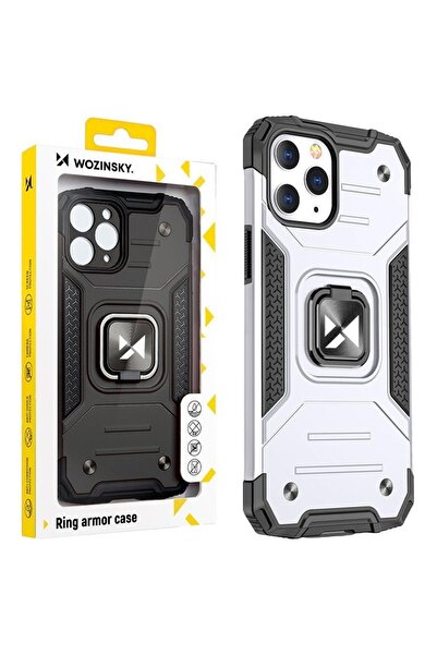 WOZINSKY Husă tip armură cu inel pentru iPhone 14 Pro Max cu suport magnetic