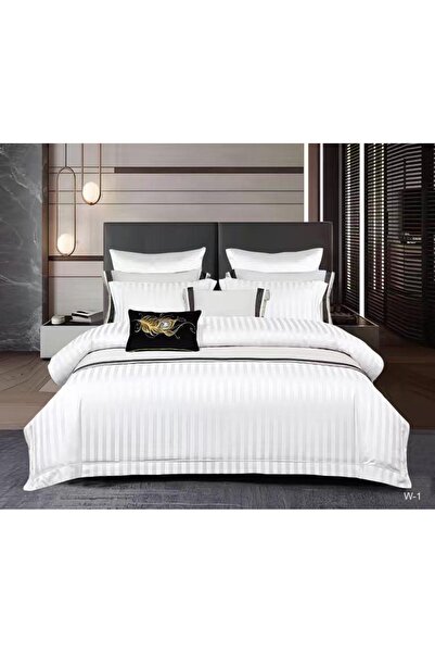 OEM Premium hotel Cotton Damask Duvet Cover Set - with Stretchy - 6 pieces | ...