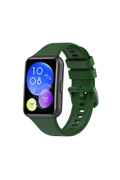 Other Σονικ Μαλακό Λουράκι Σιλικόνης Πράσινο (Huawei Fit 2 Active)