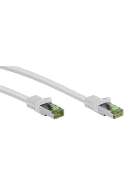 goobay Καλώδιο Ethernet S/FTP Cat.8.1 0,25μ Λευκό Κωδικός: 61102
